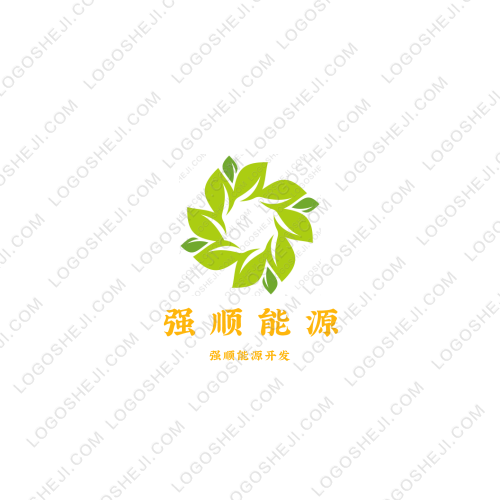 強順能源logo設計